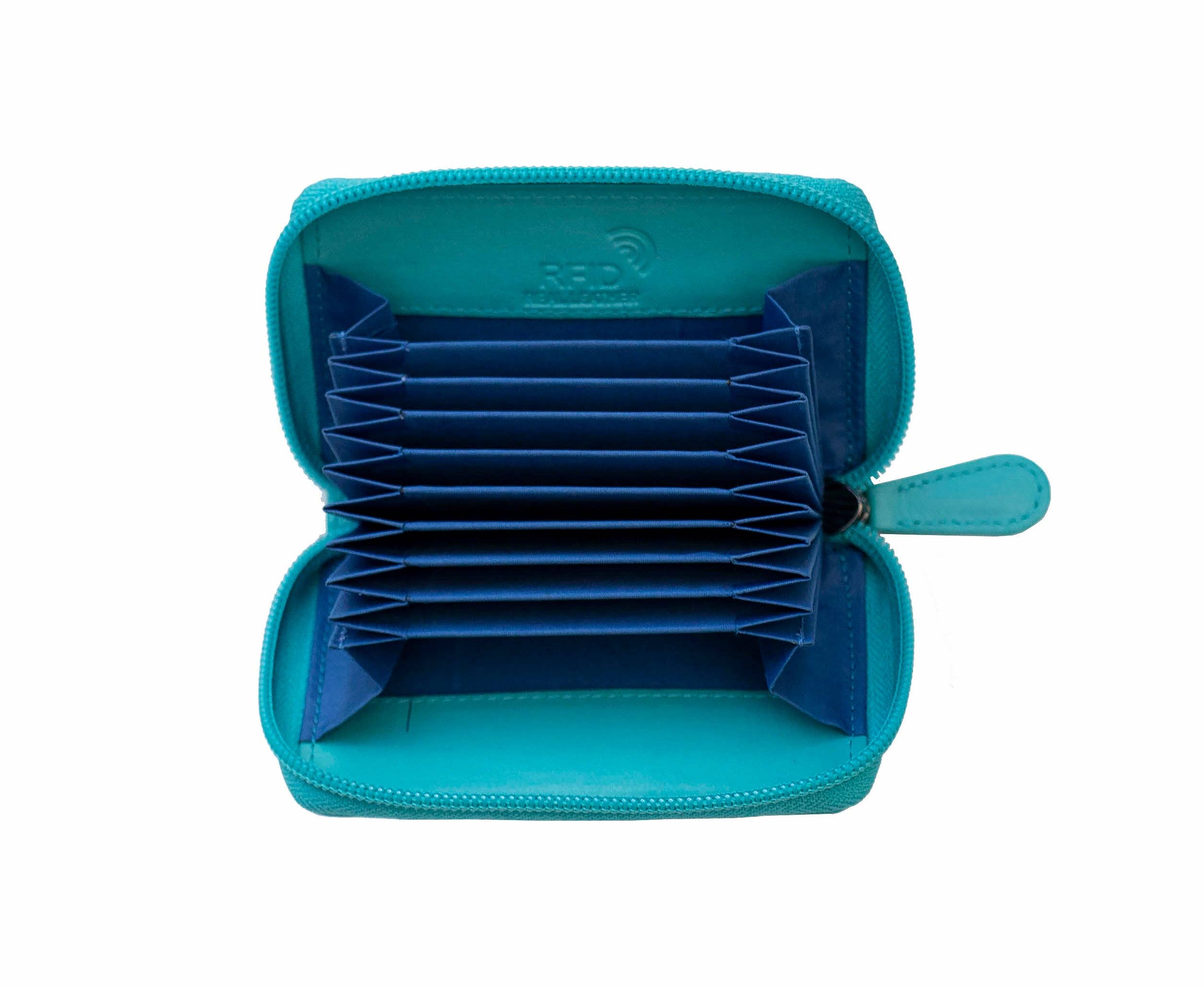 PRIMEHIDE - Wholesale Card Holder - Unisex - Concertina Leather RFID Credit Card Holder - 78074