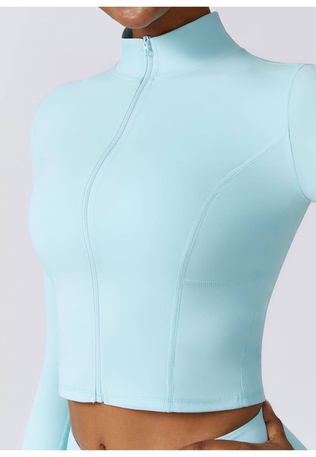 Active by Anna-Kaci - Vente Veste de sport – femme - Veste de sport zippée à col montant2