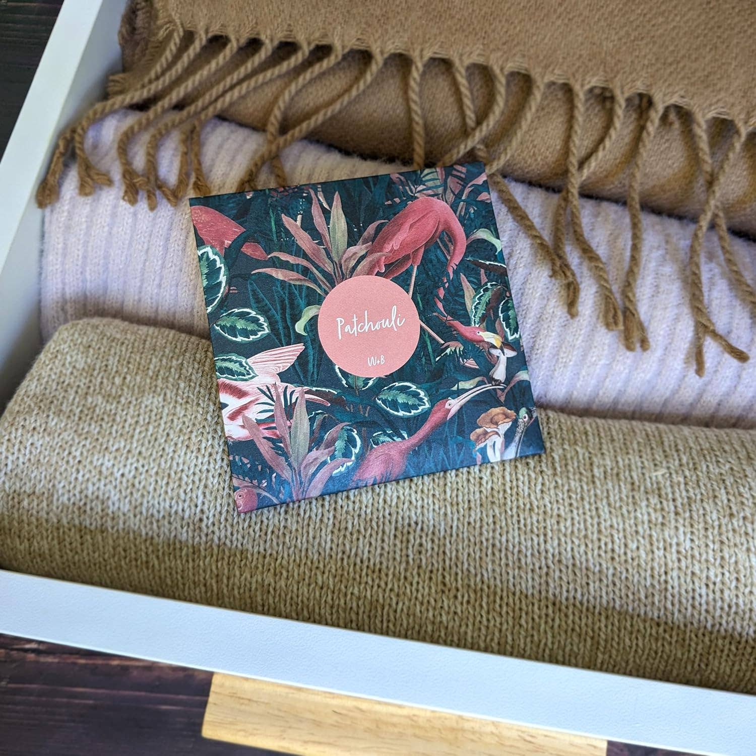 Robert Frederick Ltd - Wholesale Sachet - Willow and Belle Scented Sachet - Set of 4 Patchouli - Jungle Green Design4