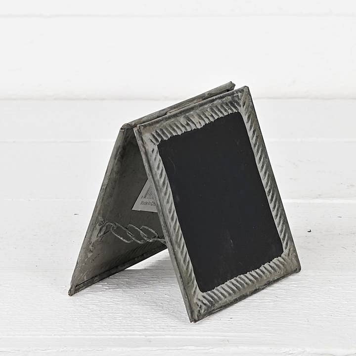 Holiday Depot Inc. - Wholesale Sign - M8770- 4.75in double Side blackboard Metal Sign-0