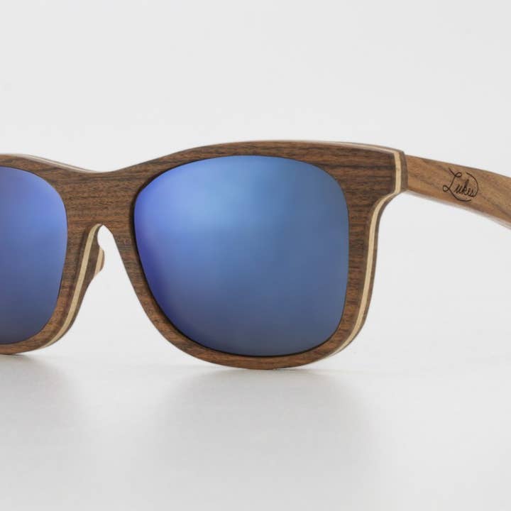 LUKE SHADES WOODEN EYEWEAR – wholesale Sunglasses – Unisex – Shore Pau Ferro Frames - Polarized