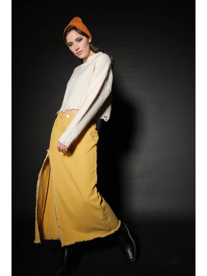 Signature 8 - Wholesale Knit Sweater - Women's - CROP SWEATER S623520