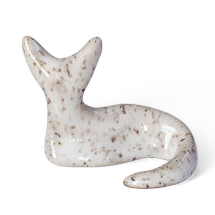 Magic World Girl - Wholesale Decorative Figurine - Magic World Girl - Speckled Ceramic Cat0
