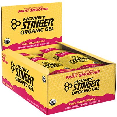 One Bay Distribution - Wholesale Sports/Energy Drink - Honey Stinger Energy Gel (Organic), 24 Pack, Fruit Smoothie