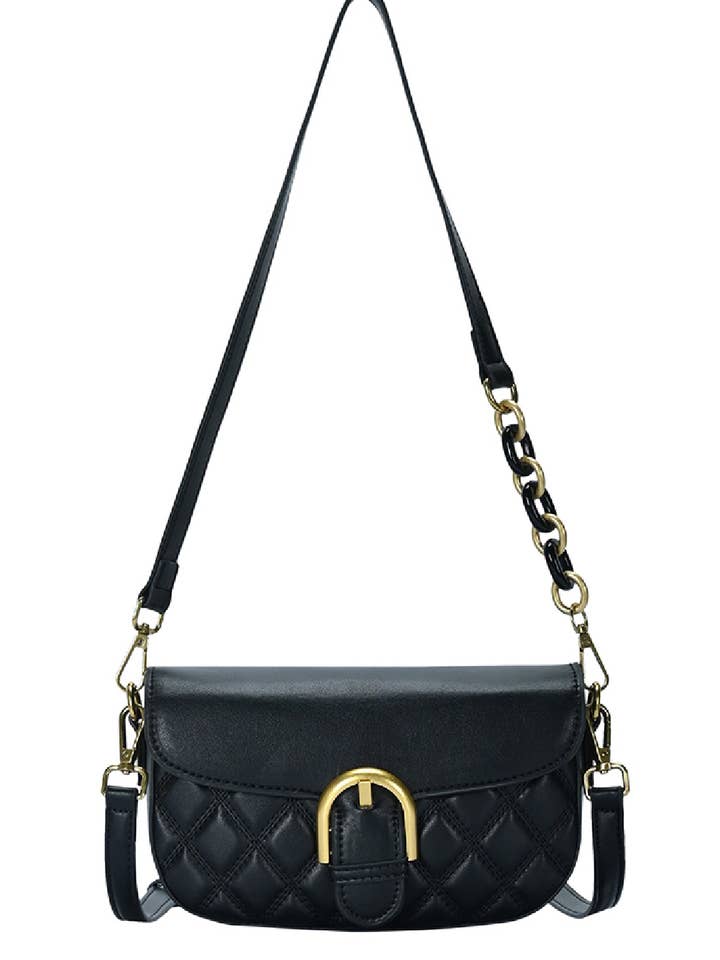 Diamond Quilted Shoulder Crossbody Bag for wholesale by Embellish Your Life