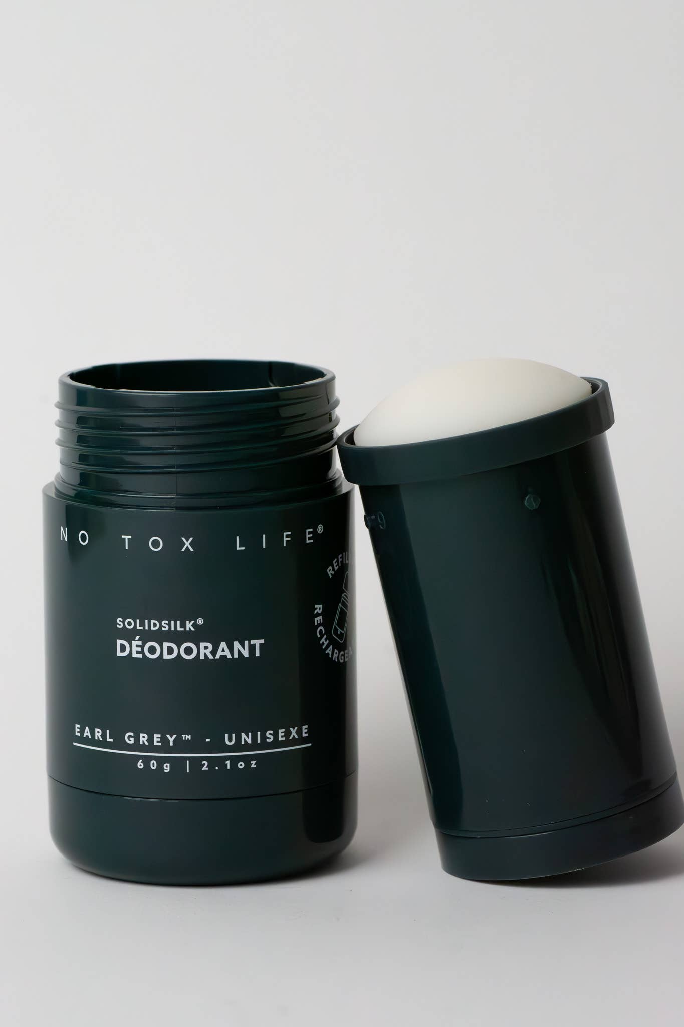 No Tox Life - Wholesale Deodorant - Unisex - SOLIDSILK® Deodorant (Earl Grey) Refillable TUBE - No Tox Life