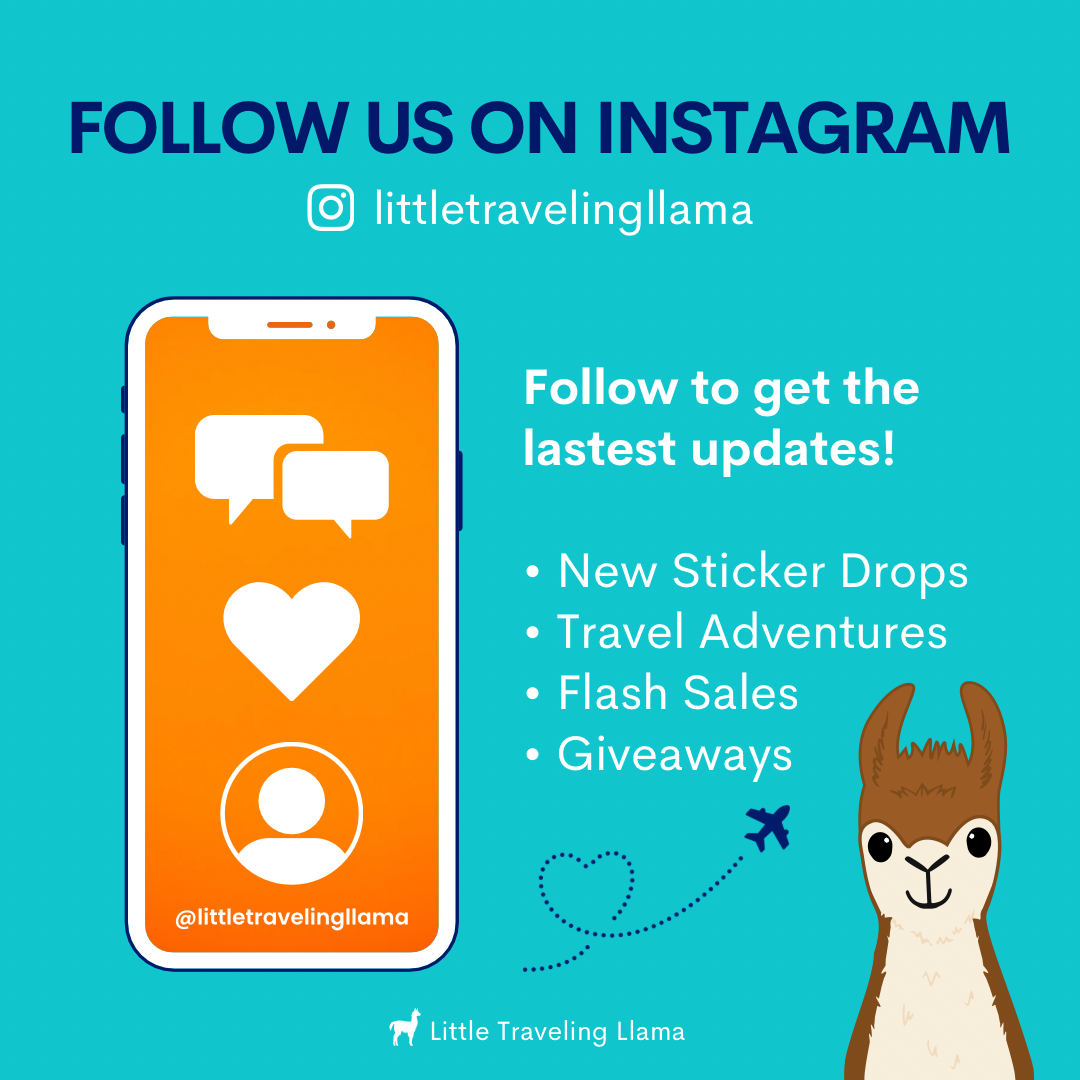Little Traveling Llama - Wholesale Sticker - Chicken Sticker Set of 510
