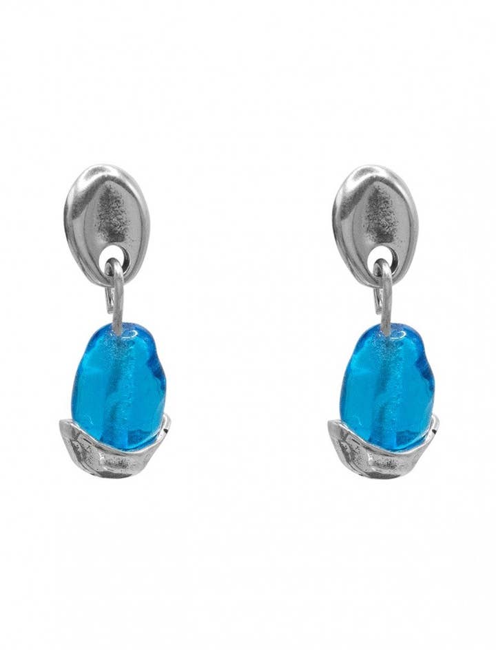 Pepitas Silver Earrings for wholesale by Cherie Chic