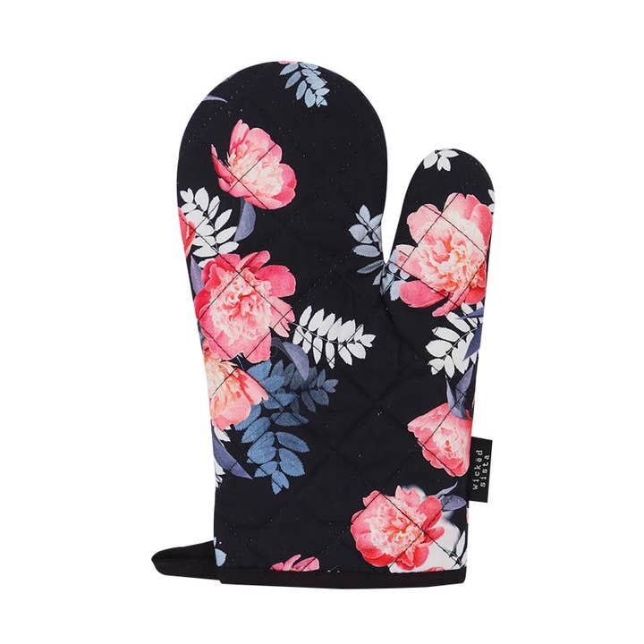 WS Oven Mitt Peony Dreams for wholesale by Wicked Sista Accessories