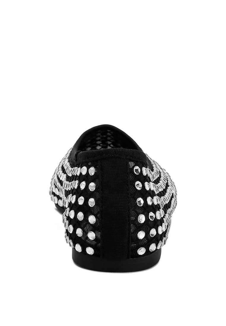 Rag Company - Wholesale Flats - Women's - Orson Naked Rhinestone Ballerinas4