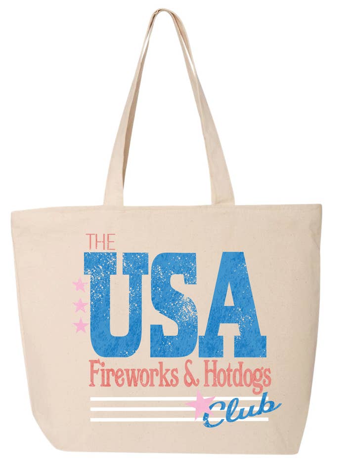 USA Tote for wholesale by Girl Tribe Co