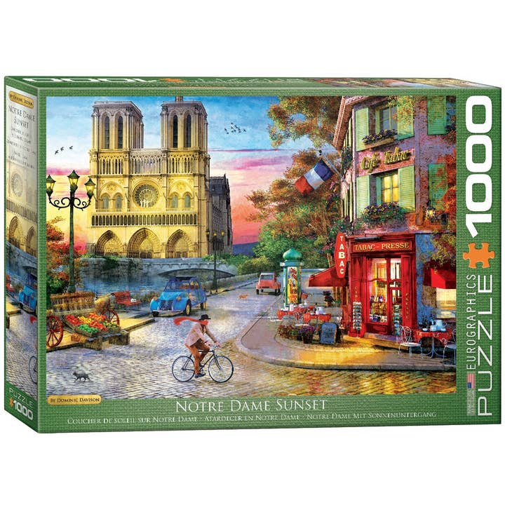 Eurographics Puzzles USA - Wholesale Puzzle - Adult - Notre Dame Sunset