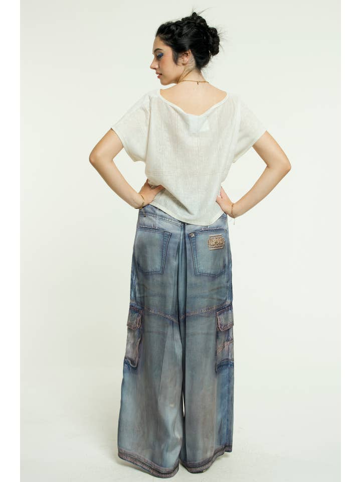 IPNG Design - Wholesale Pants - Women's - Pants Sateen Denim - Jeanious6