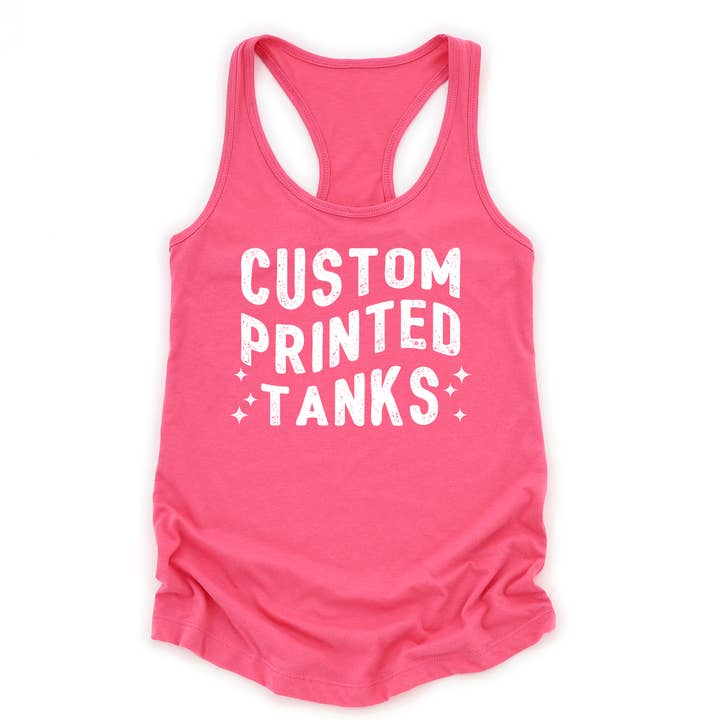 Peculiar People Designs - Wholesale Tank Top - Women's - One Side Custom Printed Tank Tops With Your Logo Or Artwork6