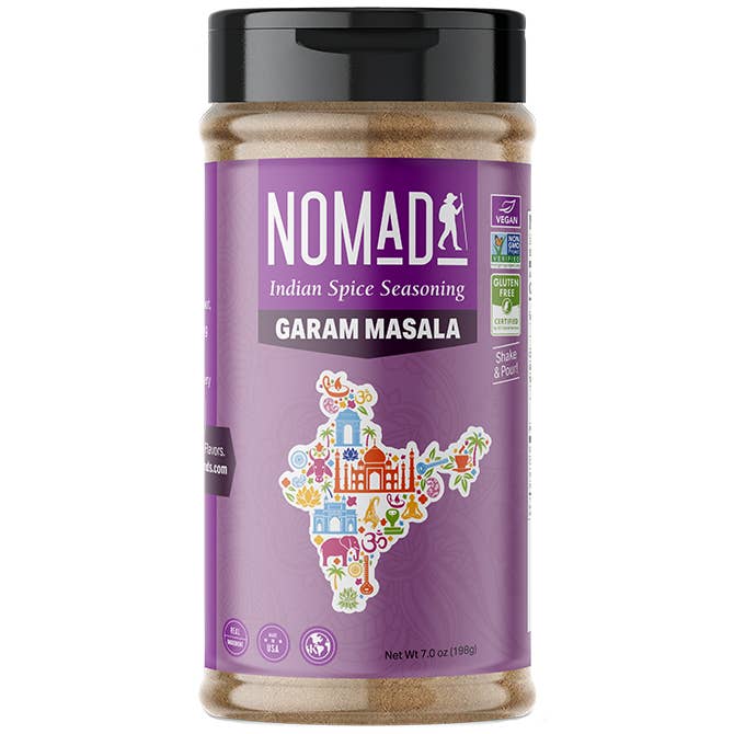 Nomad – Großhandel Gewürzmischungen – Garam Masala - Gewürz- und Kräutergewürz - Nettogewicht 7,6 Unzen