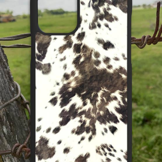 Custodia per iPhone in pelle bovina marrone per la vendita all'ingrosso da parte di Texas Petunias Boutique