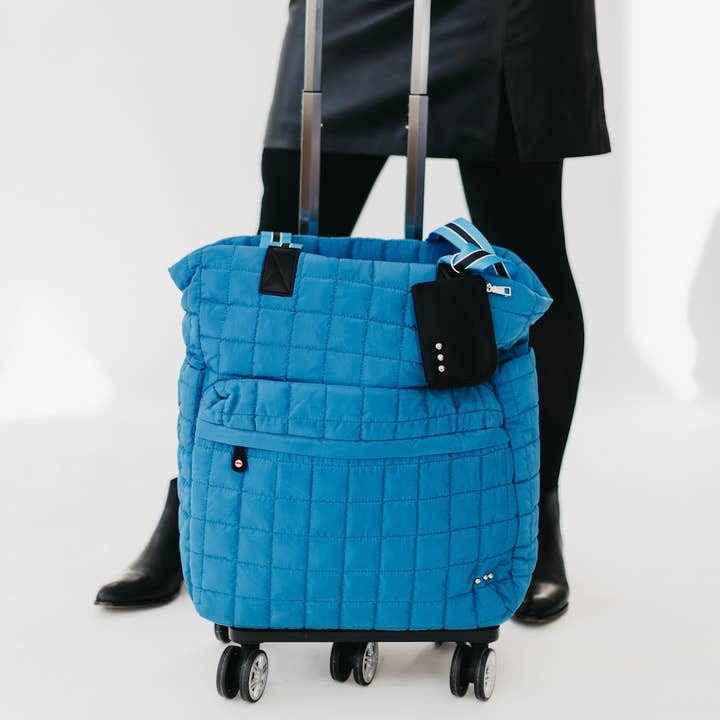 Pretty Simple - Wholesale Tote Bag - Women's - Tenley Quilted Tote Roller Bag