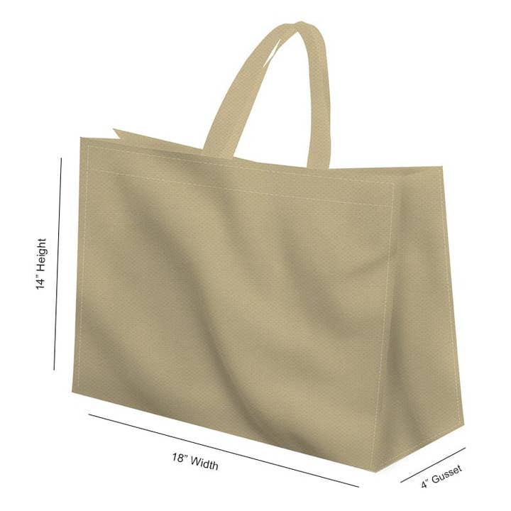 Non Woven Totes - Wholesale Tote bag – Unisex - Reusable Heavy-Duty Non-Woven Tote Bag - 18x14x4 | Custom Printed Power Tote Bags10