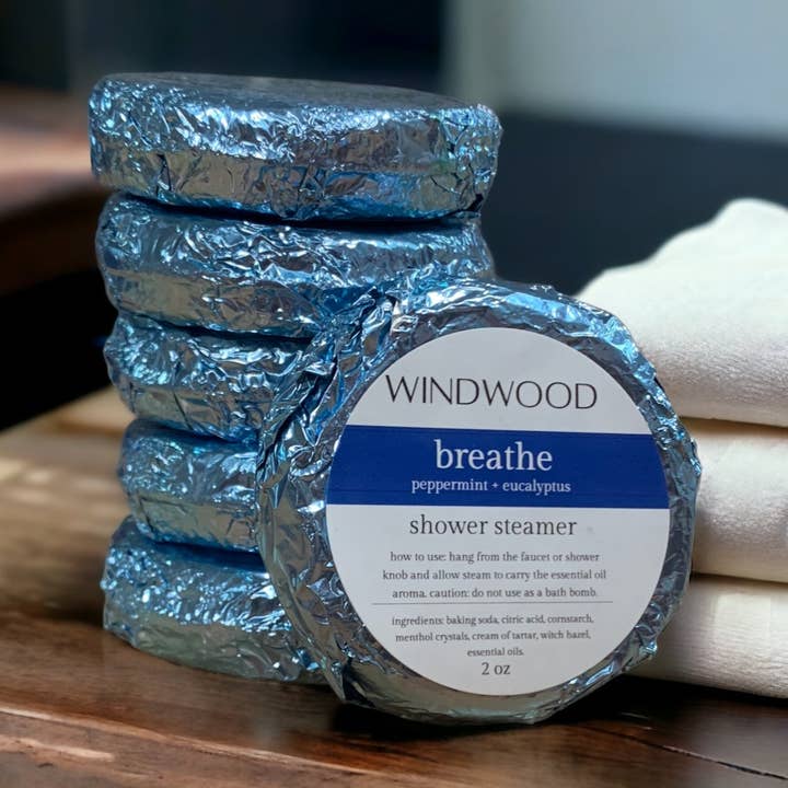 Adem douche steamer voor wholesale door Windwood Soap