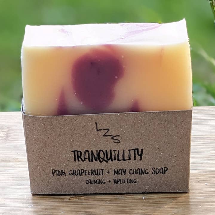 Pink Grapefruit + May Chang Soap with Shea Butter for wholesale by La Zouch Soaps