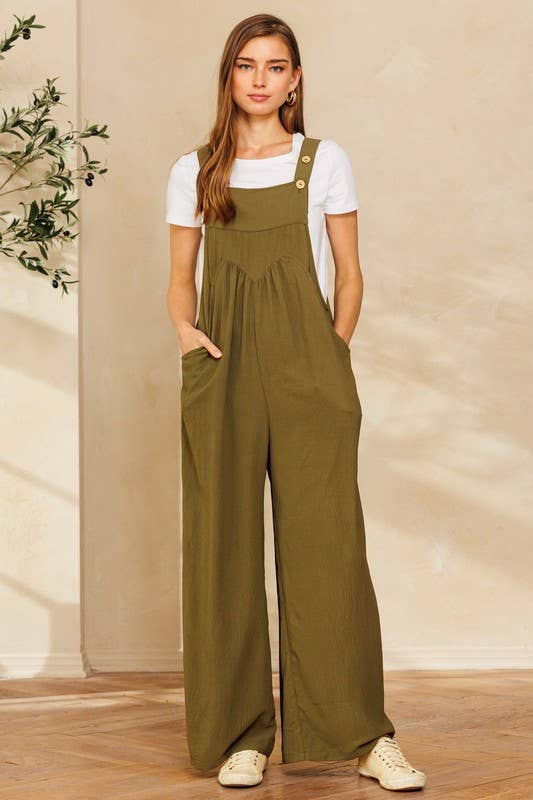 Oddi – wholesale Jumpsuit – Women's – Solid Button Sling Jumpsuit27