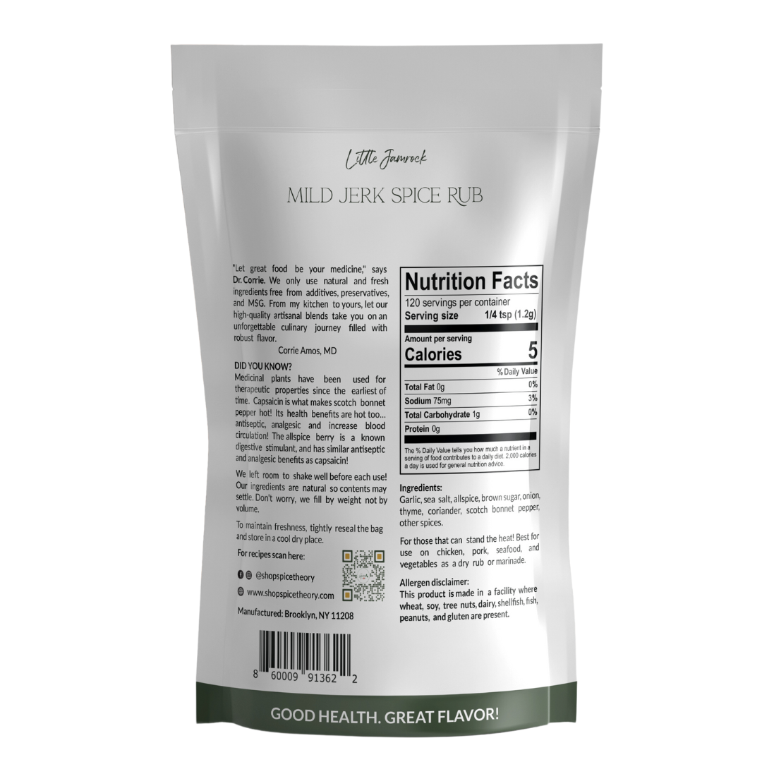 The Spice Theory – temperos por atacado – "Little Jamrock" Tempero Suave de Especiarias Jerk1