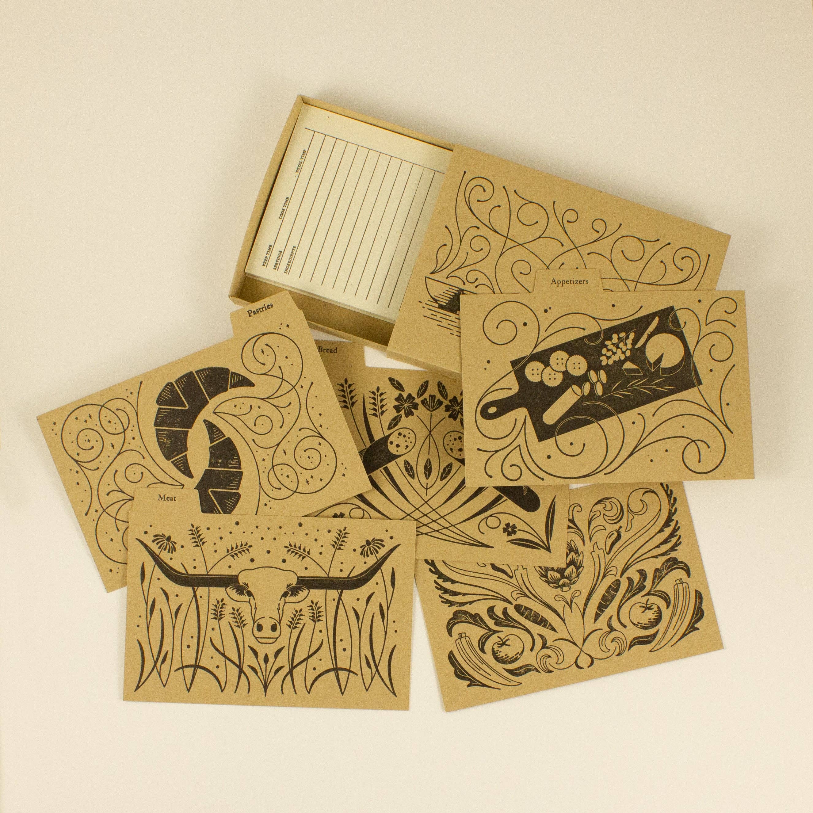 Curious Press - Wholesale Recipe card - Recipe Card Dividers3