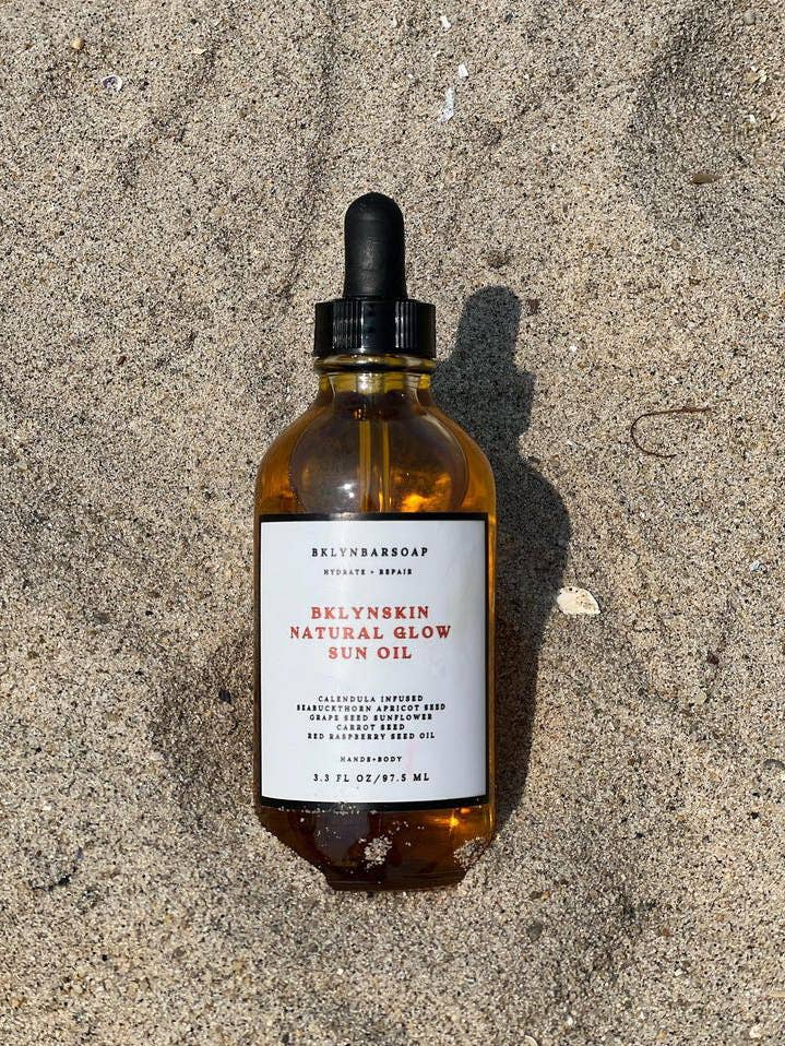 BklynSkin Nourishing Sun Oil for wholesale by BklynBarSoap