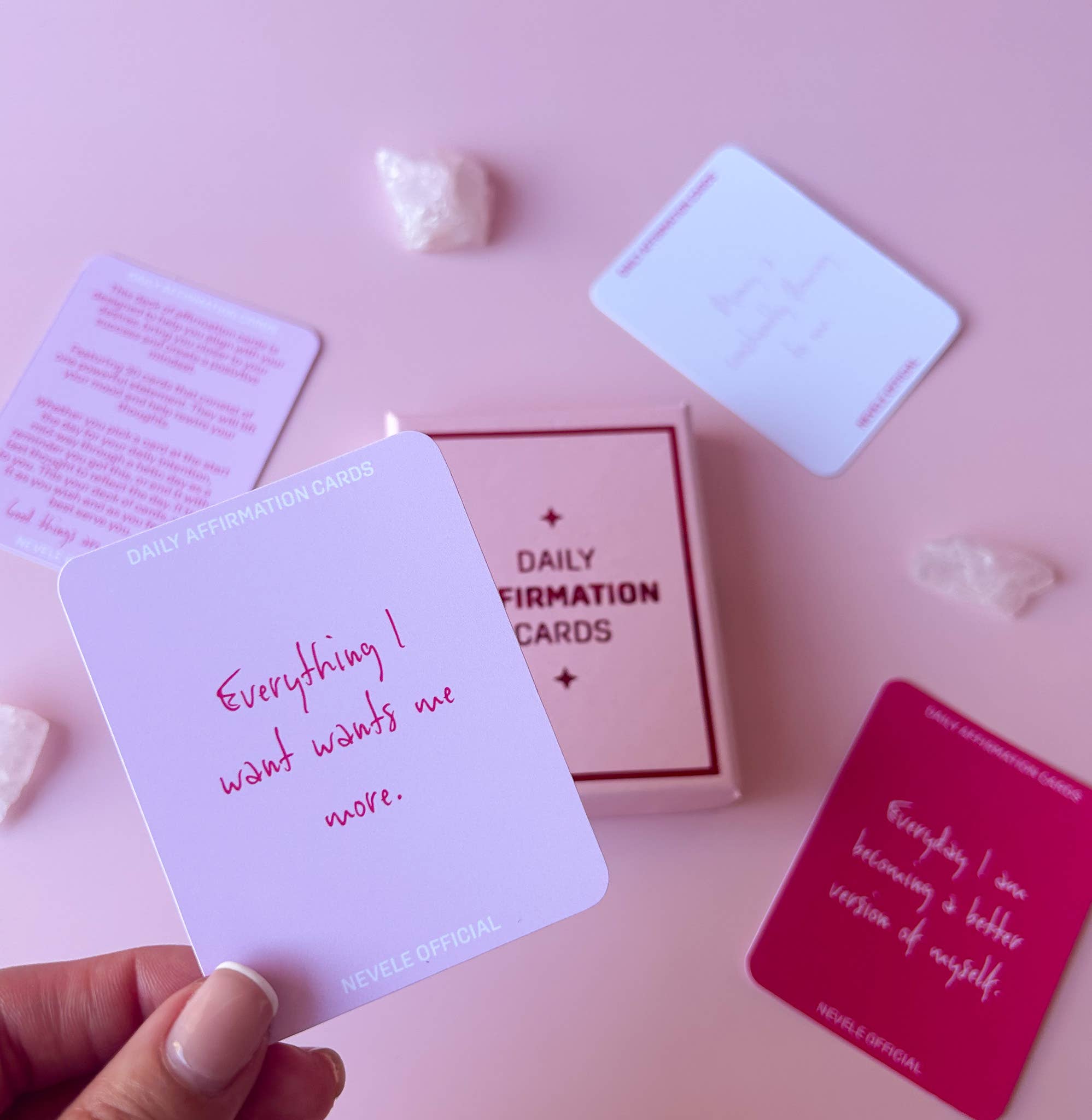 Nevele Official - Wholesale Tarot Cards - Mini Daily Affirmation Cards4