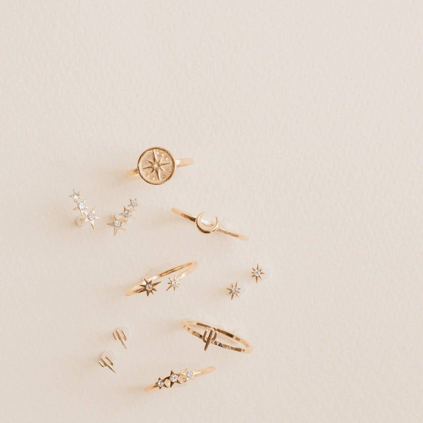 Katie Dean - Wholesale Band/Stacked Ring - Eight Pointed Star Ring3