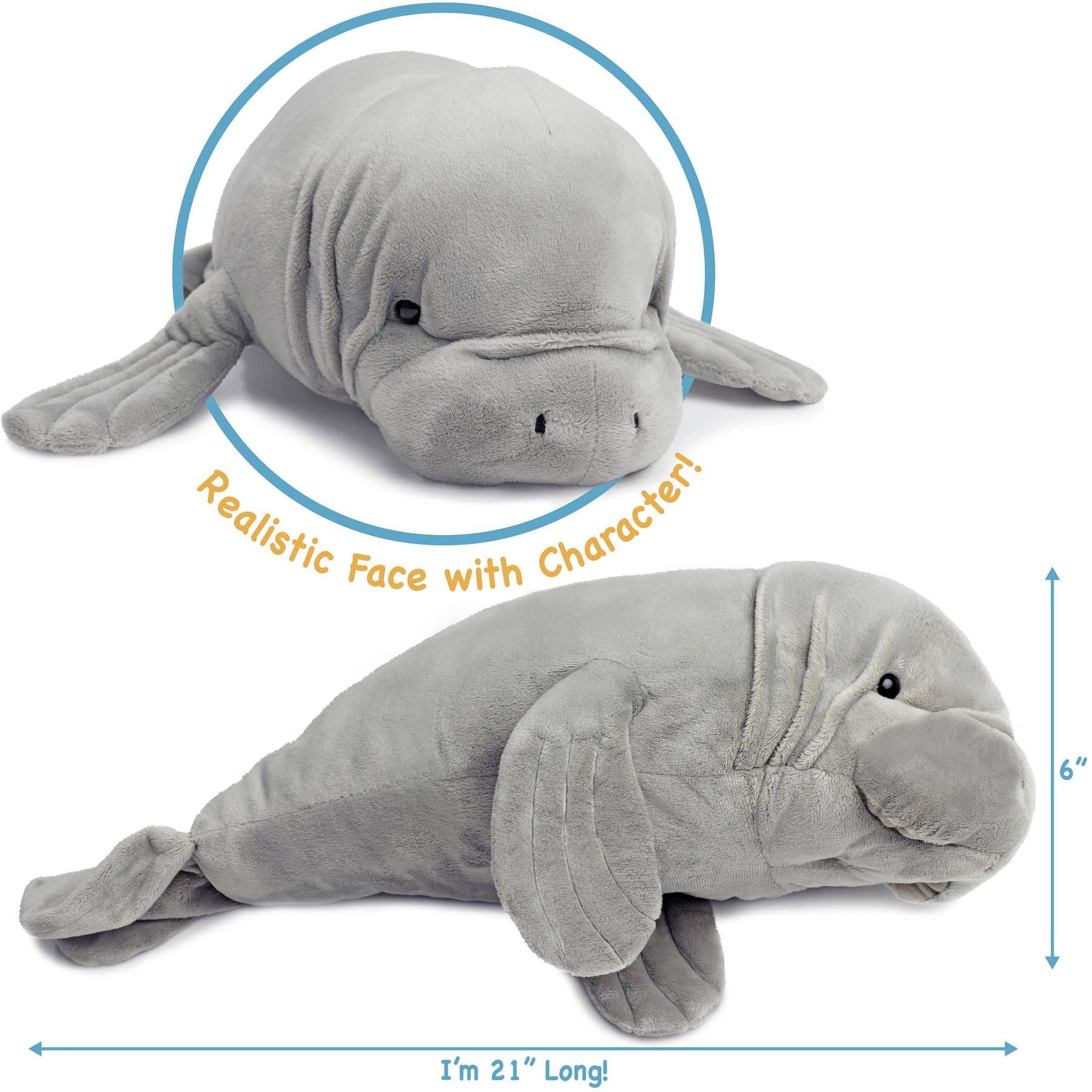 VIAHART Toy Co. – wholesale Stuffed/plush toy – Kids & baby – Morgan The Manatee | 21 Inch Stuffed Animal Plush4