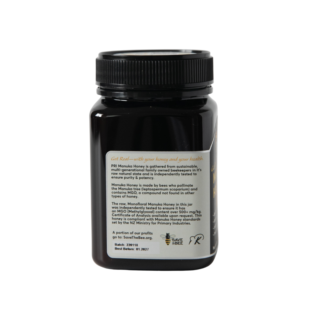Pacific Resources - Wholesale Honey - Raw PRI Manuka Honey MGO 600+2