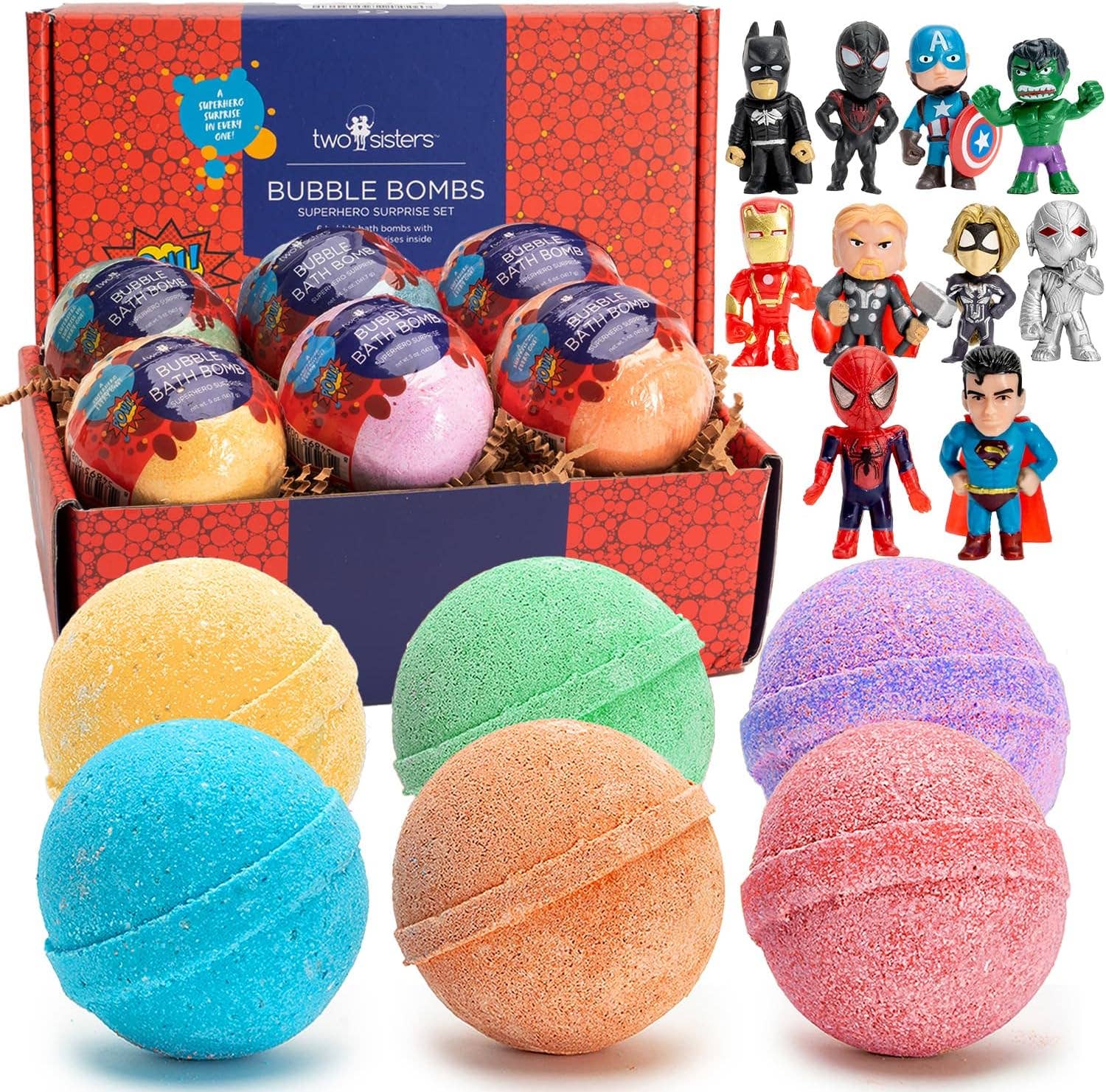  Bath Bomb Toys Inside Bath Bombs, Huge Balls (5 oz