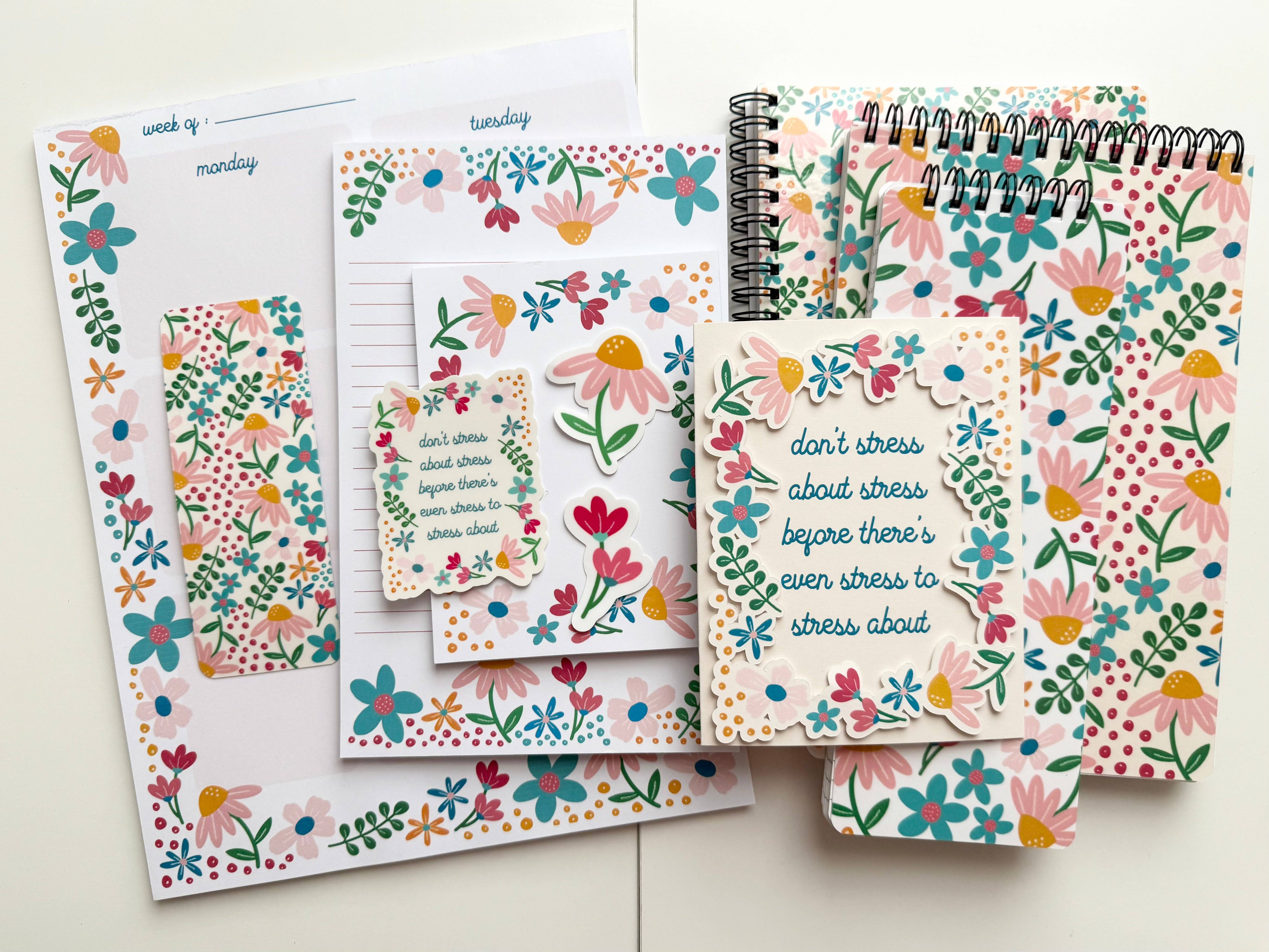 AMW the studio - Wholesale Notepad - Flower Pops Notepads6
