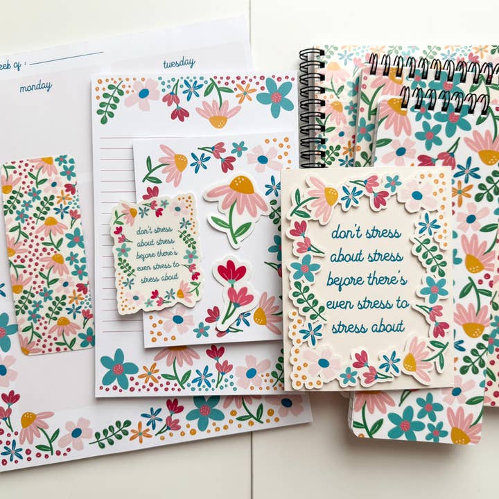 AMW the studio - Wholesale Notepad - Flower Pops Notepads6