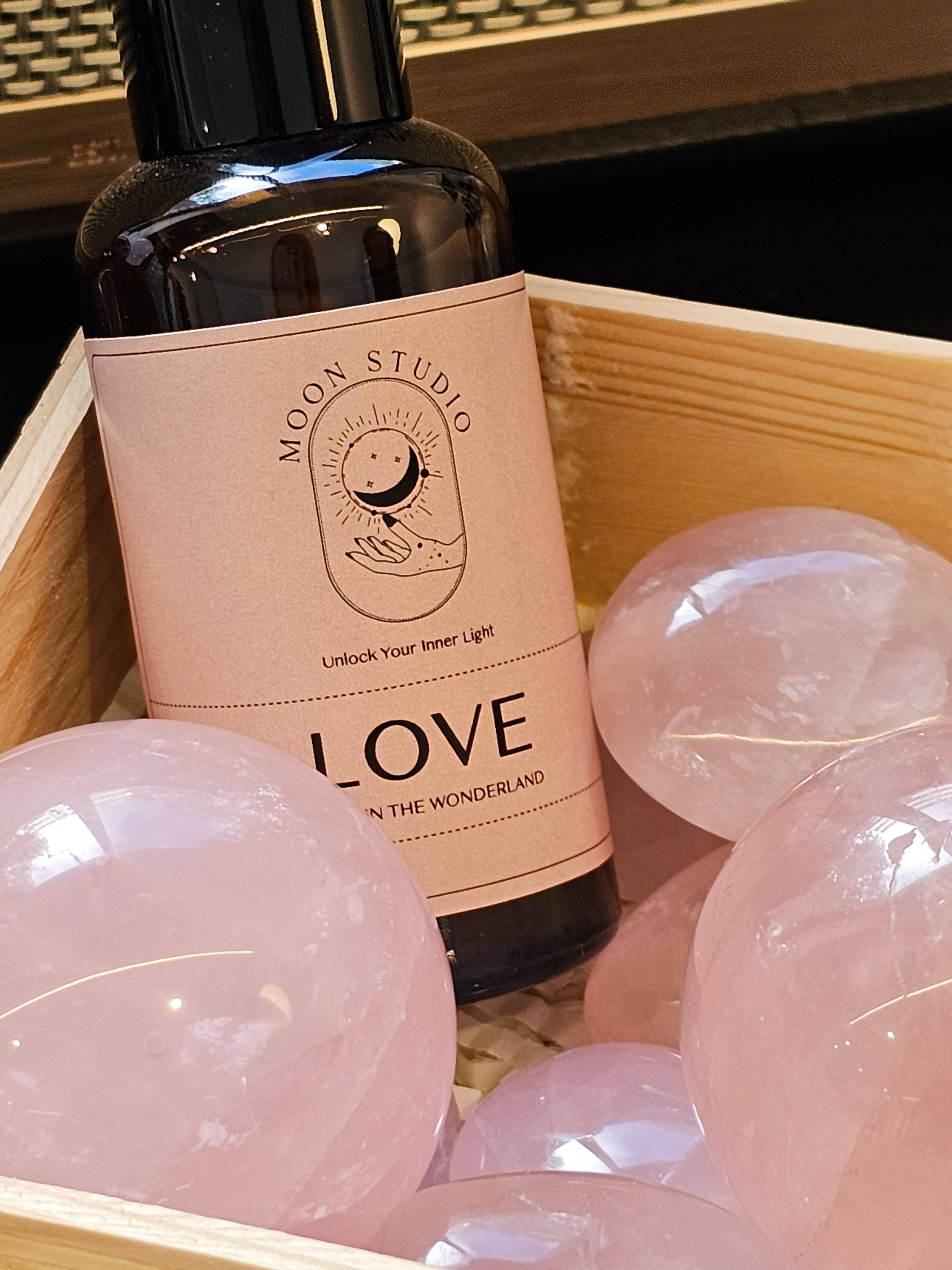 Moon Rituals - Wholesale Room & linen spray - Love Spray Infused with Rose Quartz - Rose in the Wonderland Scent - Hand Poured in Sydney, Australia1