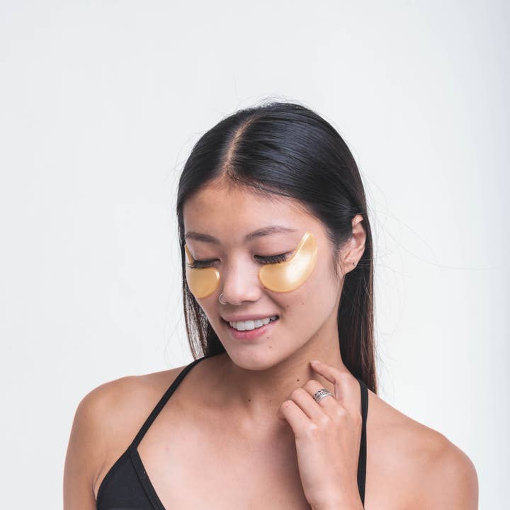 PURE SOL. - Wholesale Eye Treatment Mask - Perk Up Gold Eye Mask - Single Sachet