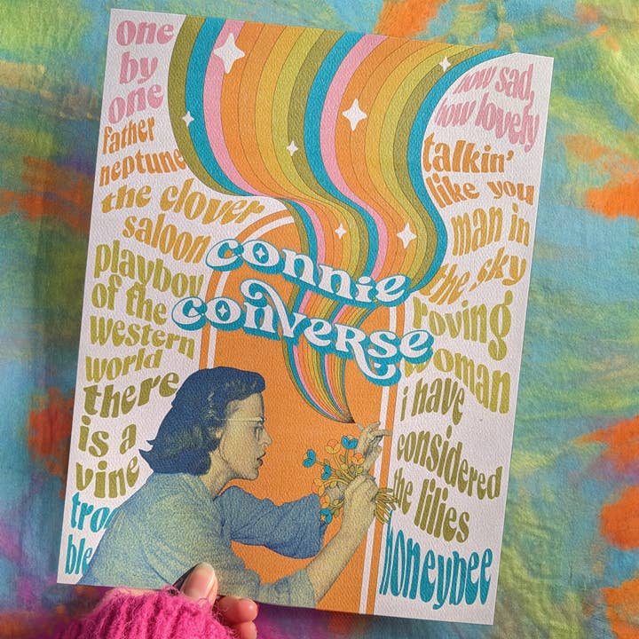 Connie Converse Print for wholesale by Shop Malma