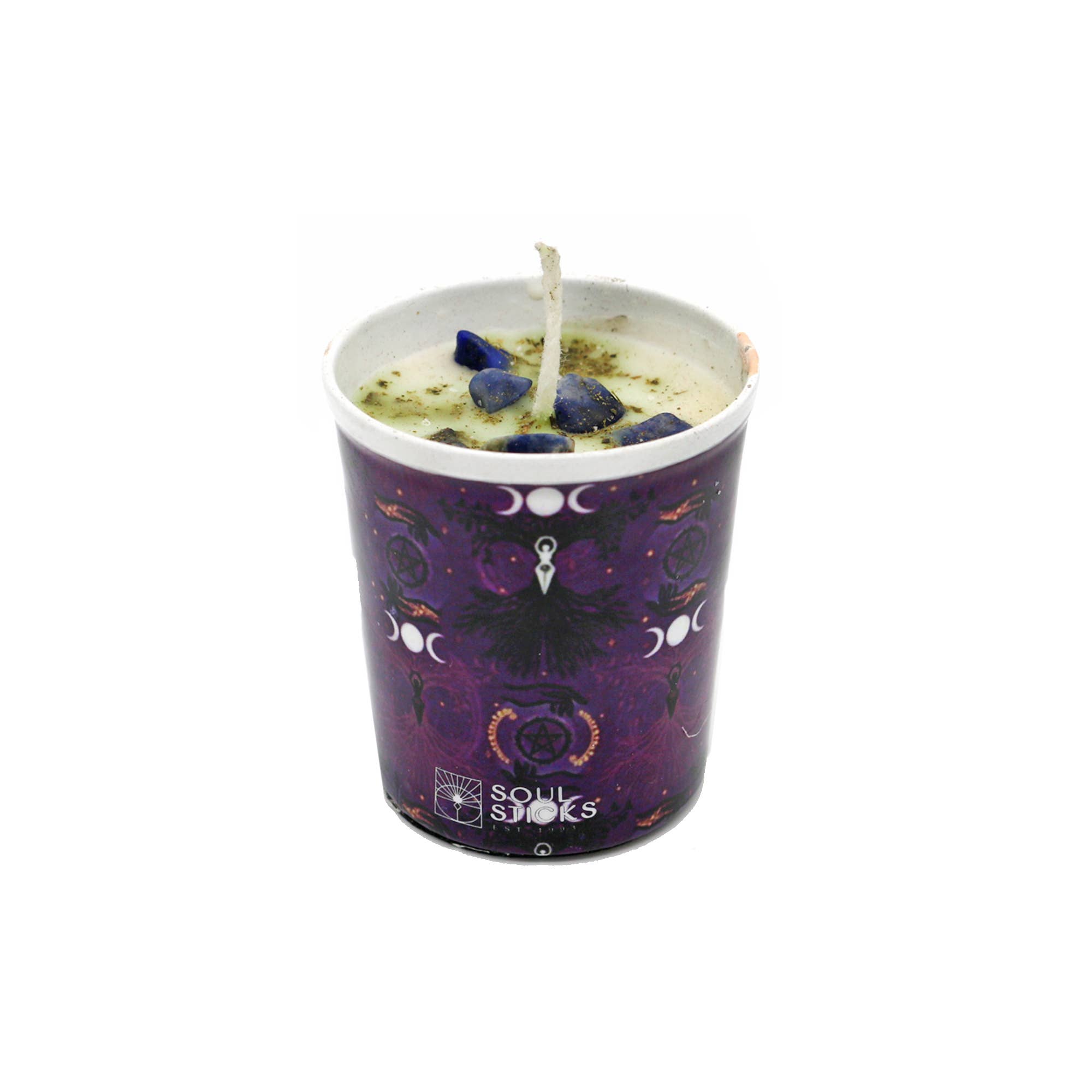 Designs by Deekay Inc. - Wholesale Jar/filled candle - Triple Moon Goddess Scented Votive Candles (6)