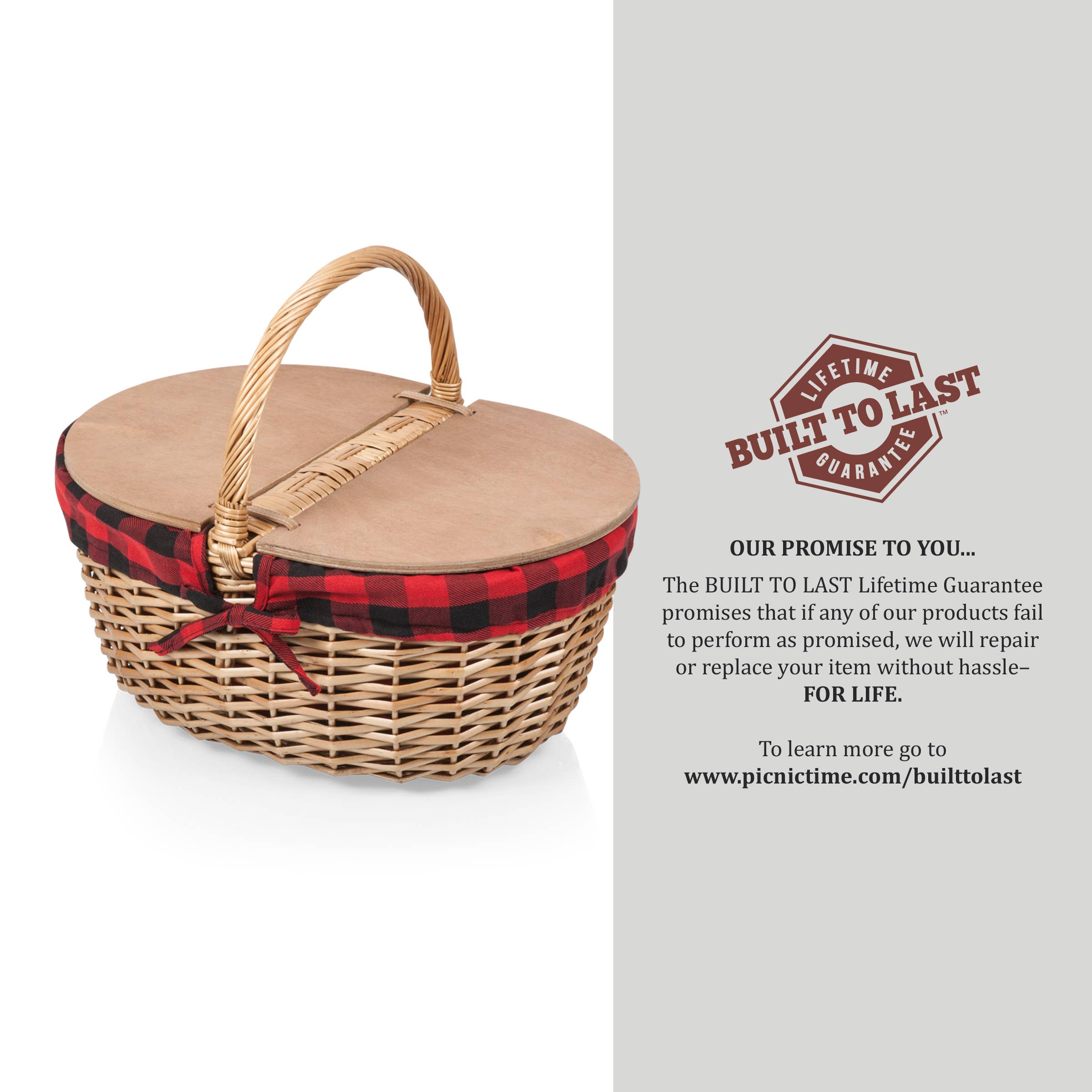 Picnic Time Family of Brands - Wholesale Picnic Basket - Country Vintage Picnic Wicker Basket23