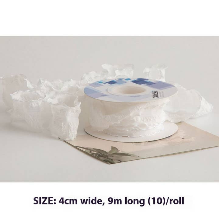 ACCITY - Wholesale Ribbon - Gift Wrapping - COLORFUL PUFF PLAID RIBBON FISHTAIL YARN RIBBON_CWMM57775