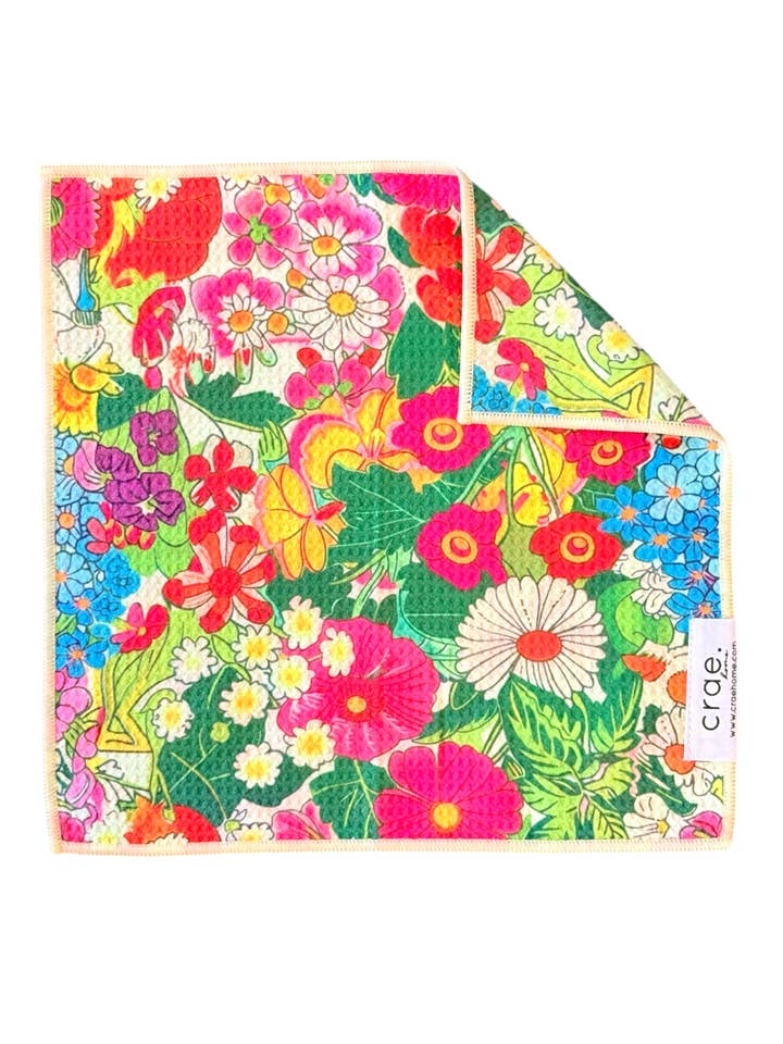 Camellia: Double-Sided Washcloth for wholesale by Crae.Home