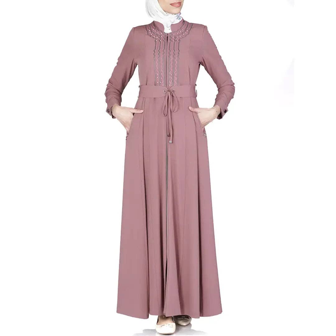 Palestinian Elegance - Wholesale Dress - Women's - Elegant Lulu's Jilbab: Luxurious Design and Comfort for Every Occasion5