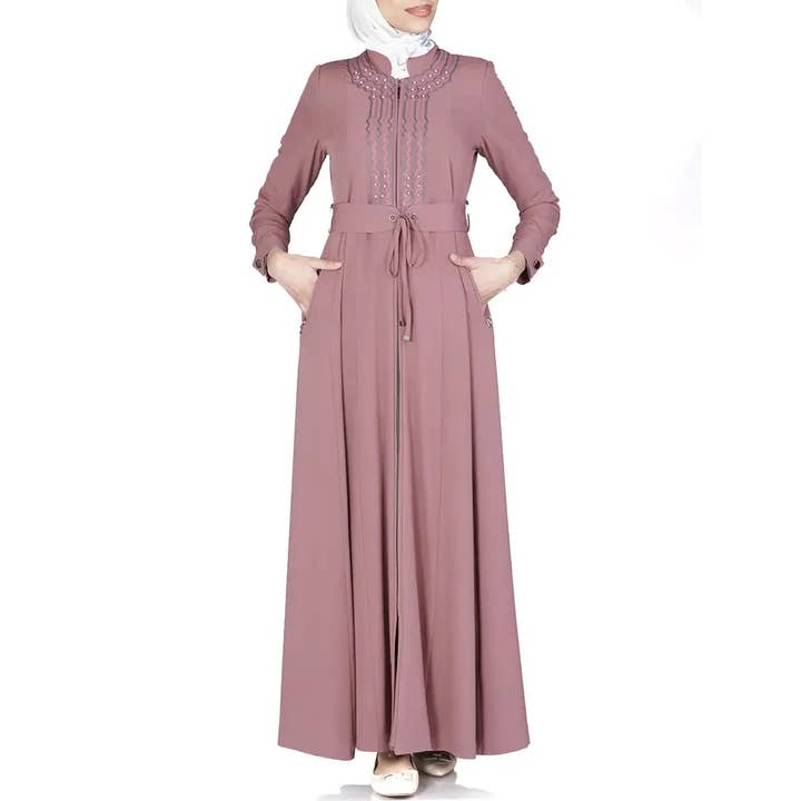 Palestinian Elegance - Wholesale Dress - Women's - Elegant Lulu's Jilbab: Luxurious Design and Comfort for Every Occasion5