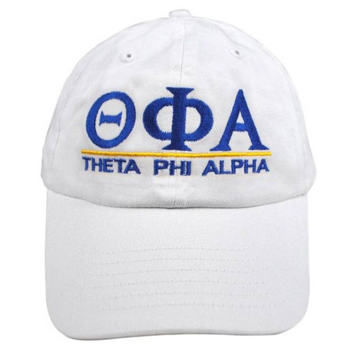 Theta Phi Alpha Sorority Line Hat for wholesale by wholesalegreek