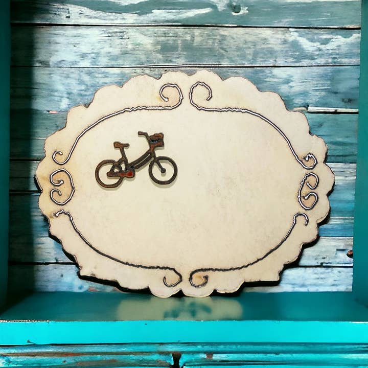 BIKE PICTURE FRAME Magnet cycling impulse buy counter desk for wholesale by Iron Jewel
