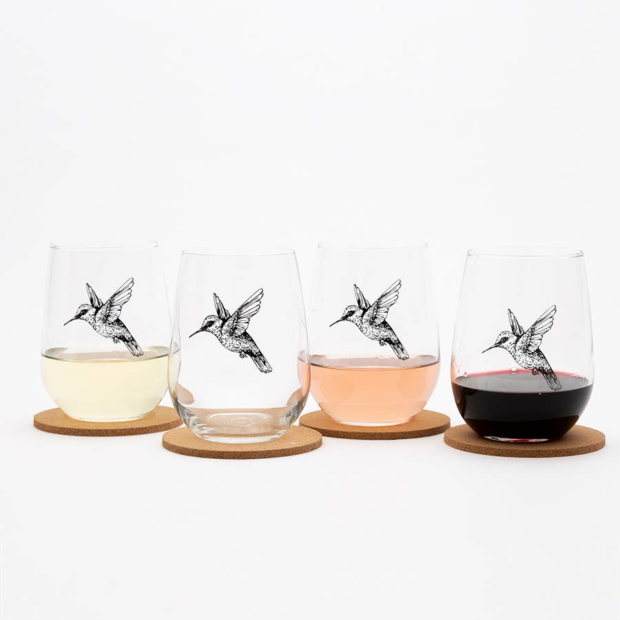 Counter Couture - Wholesale Wijnglas - Kolibrie Wijnglas | Zonder steel | Inhoud 17 oz1