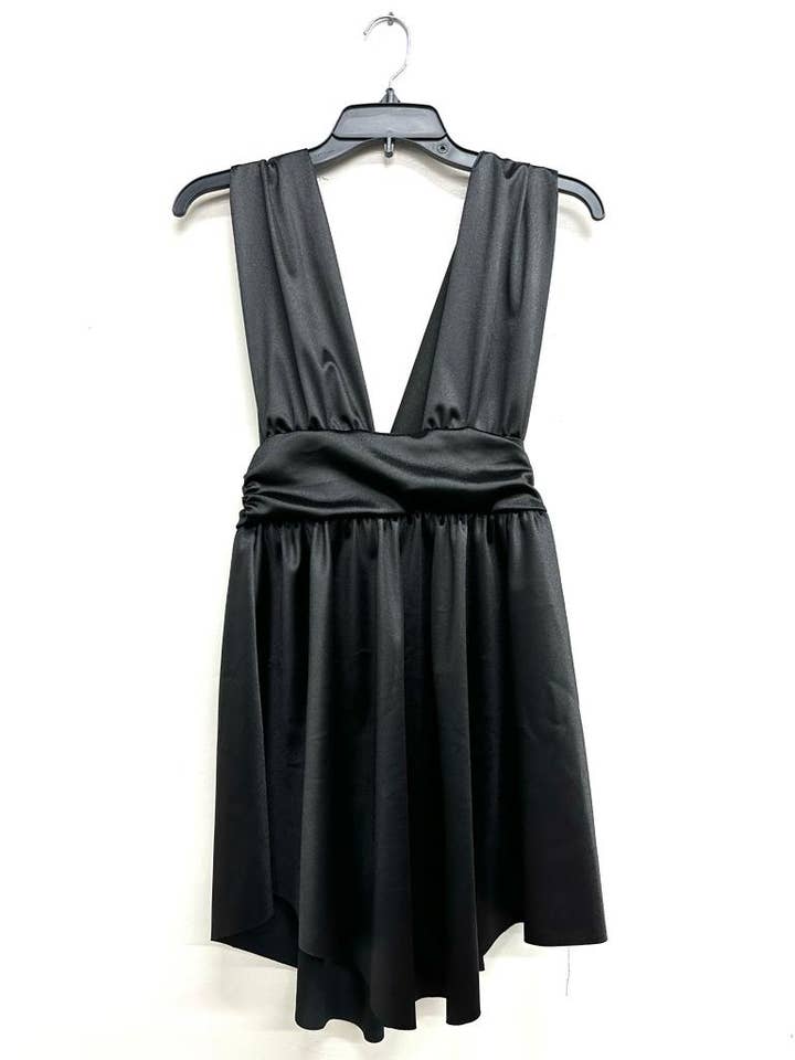 Uptown Apparel – wholesale Klänning - Dam – D13494 Miniklänning med veckad band