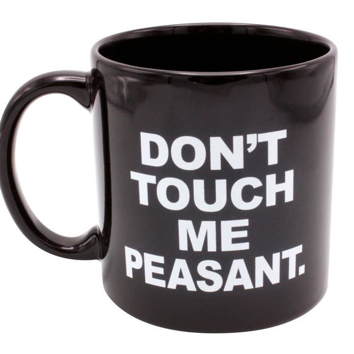 Island Dogs - Wholesale Coffee Mug - Giant Don't Touch Me Peasant Mug