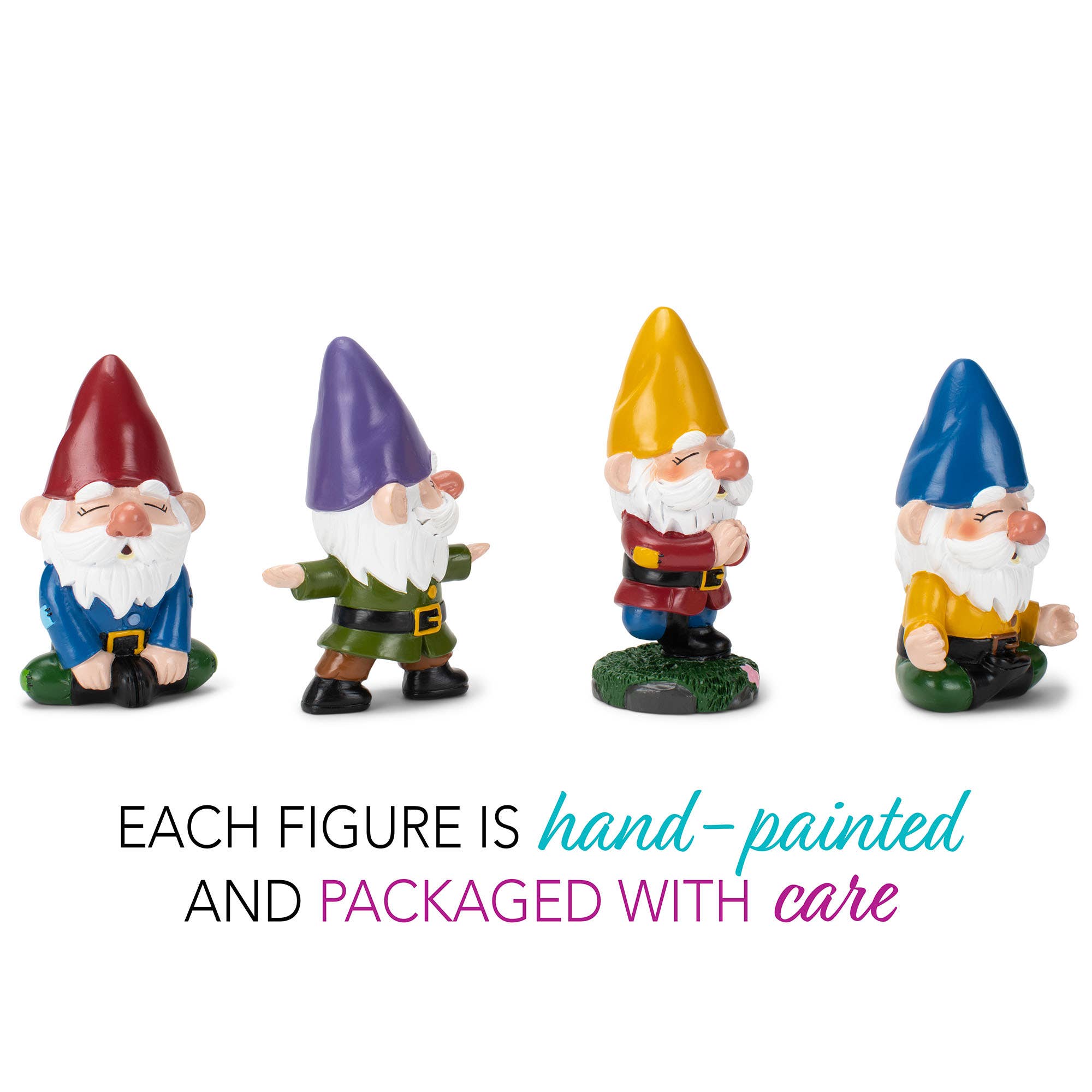EAST AVENUE - Wholesale Decorative Figurine - Figurine 4-Pc Set Gnome Yoga Poses3